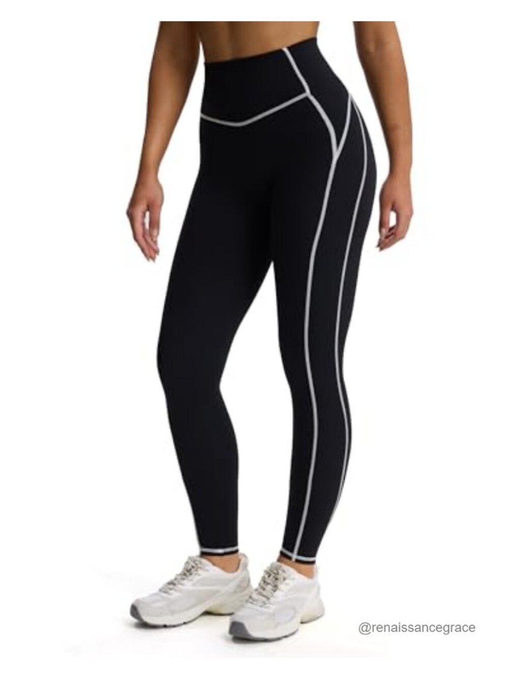 High Waist Yoga Leggings 26" 75% Nylon 25% Spandex 4-Way Stretch